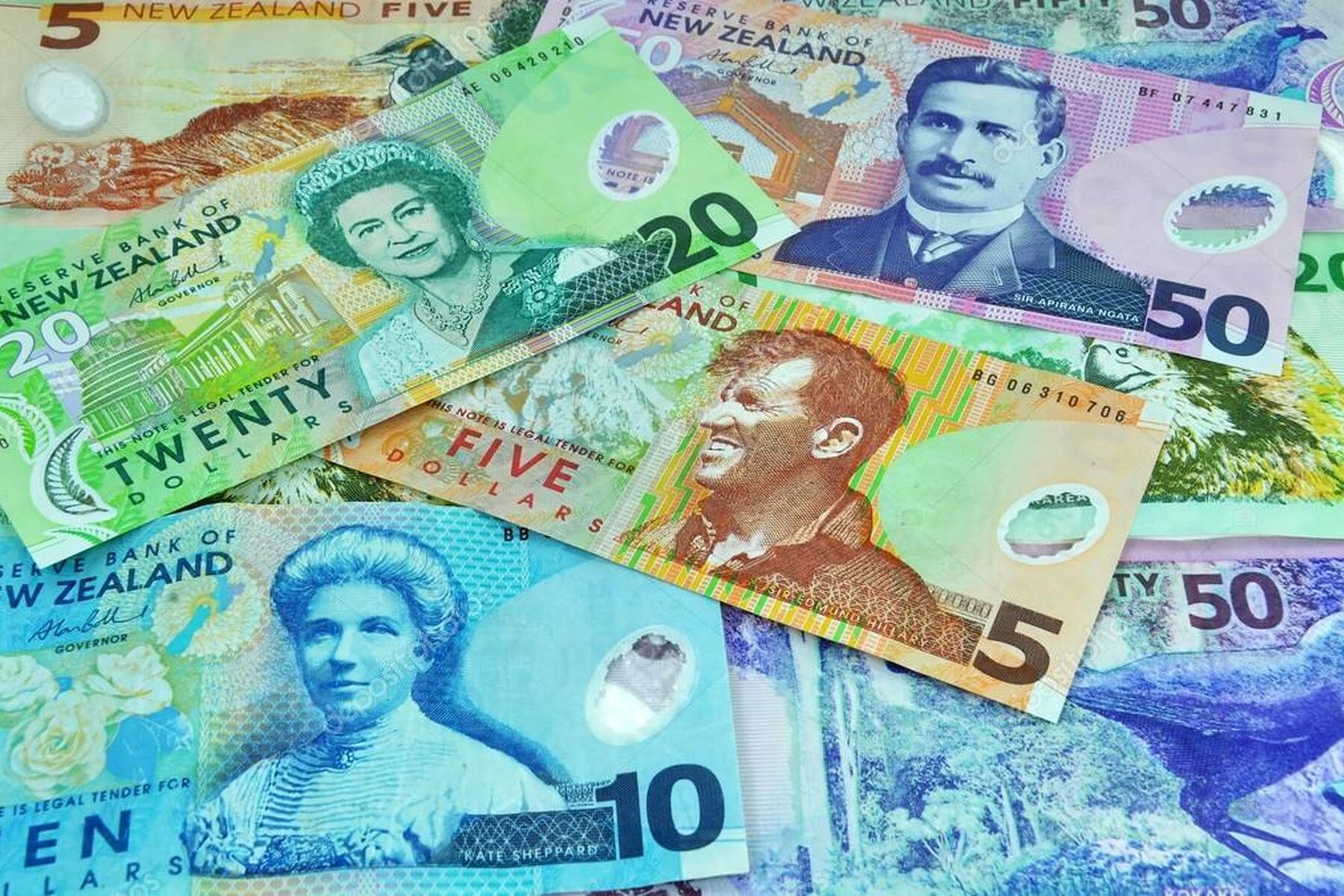 Depositphotos 22472329 stock photo new zealand dollar notes currency